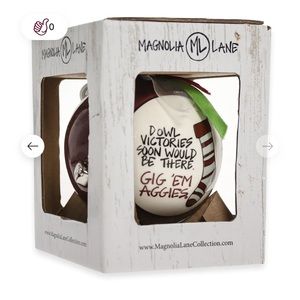 Texas A&M Magnolia Lane Stockings Ornament